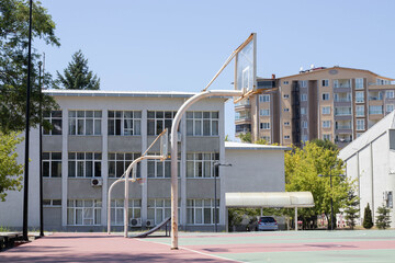 university basketball court