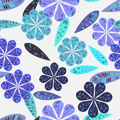 Floral seamless pattern.