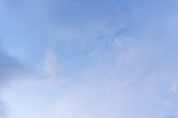 landscape of blue sky and clouds background 