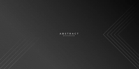 Modern black lines presentation background with geometric gold lines for business and corporate design templates