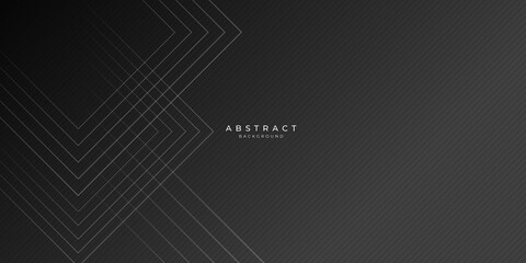 Obraz premium Simple minimalist black lines presentation background with business and corporate concept