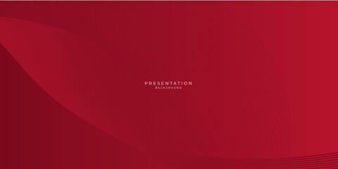 Abstract modern background gradient color. Red maroon and white gradient with stylish line and square decoration suit for presentation design.