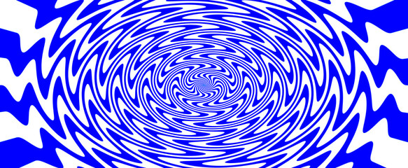 optical illusion blue and white abstract background