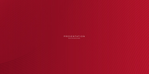 Abstract wavy red presentation background