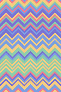 Colorful herringbone chevron texture zigzag pattern, abstract geometric vector seamless backgrounds or wallpaper. © bravissimos