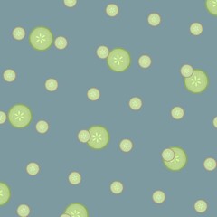 seamless pattern with easter eggs