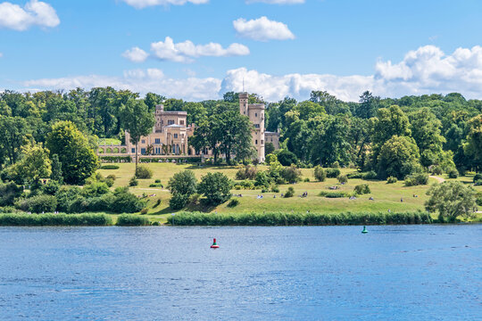 Babelsberg Palace and Babelsberg park in Potsdam, Germany