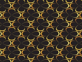 Seamless with abstract geometric line. Light modern simple wallpaper, tile backdrop, monochrome graphic element. Gold texture