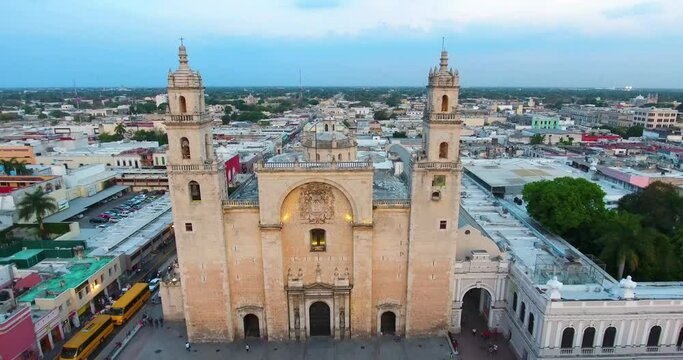 Catedral de San Ildefonso M&eacute;rida Yucat&aacute;n M&eacute;xico