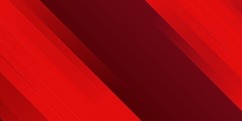 Obraz premium Red, black and grey geometric tech abstract background
