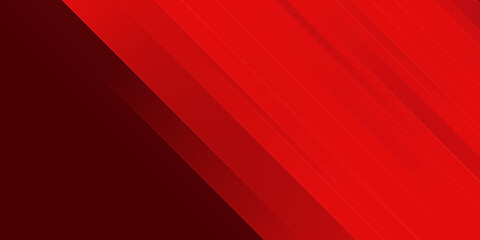 Obraz premium Red, black and grey geometric tech abstract background