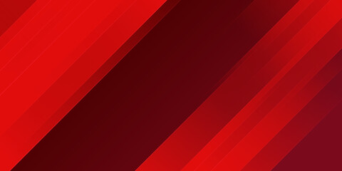 Obraz premium Red, black and grey geometric tech abstract background