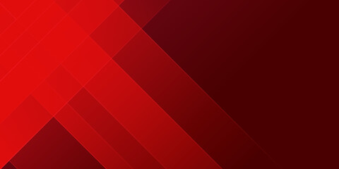 Obraz premium Abstract technology geometric red color shiny motion background