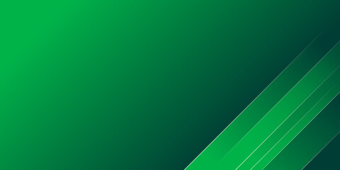 Polygonal abstract with green gradient shading background. © Roisa