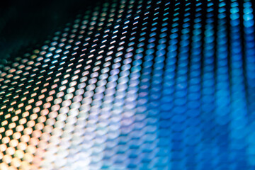 CloseUp LED blurred screen. LED soft focus background. abstract background ideal for design.