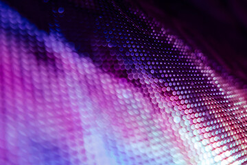 CloseUp LED blurred screen. LED soft focus background. abstract background ideal for design.