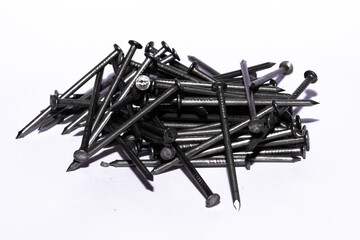 A plenty of metal nails