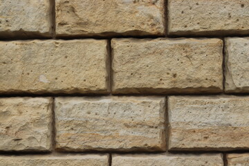 Old walls marked with bullets in Berlin of Germany