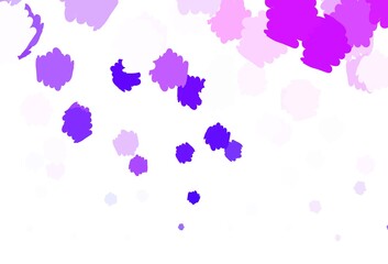 Light Purple, Pink vector pattern with random forms.