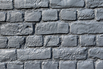 old brick wall
Brick texture, background, gray painted wall, close-up side view.