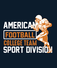 American Football Designs For Custom T Shirt Printing. HD Files.