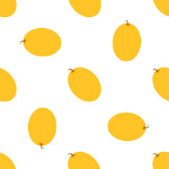 Melon. Seamless Vector Pattern