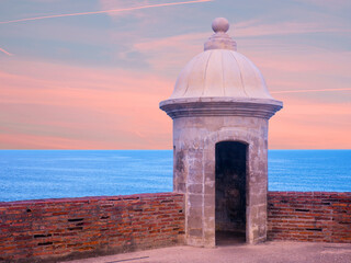 Turret at Castillo San Cristobal in San Juan, Puerto Rico © christian