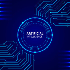 Abstract artificial intelligence template - 368363927