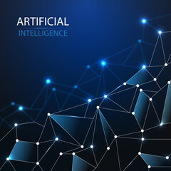 Abstract artificial intelligence template - 368363950