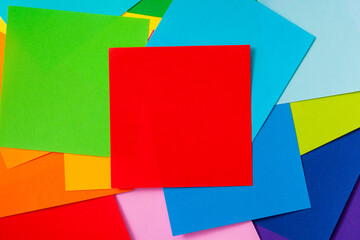 Many of colorful notes
