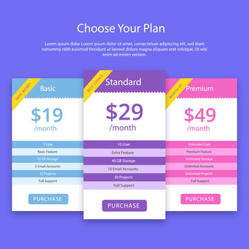 Pricing Table Pack