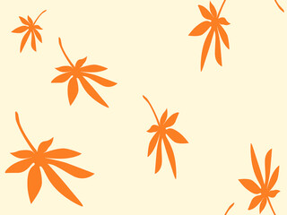 Obraz premium 紅葉のが散る様子を模した背景素材