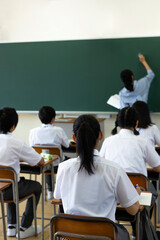 中学生の授業風景