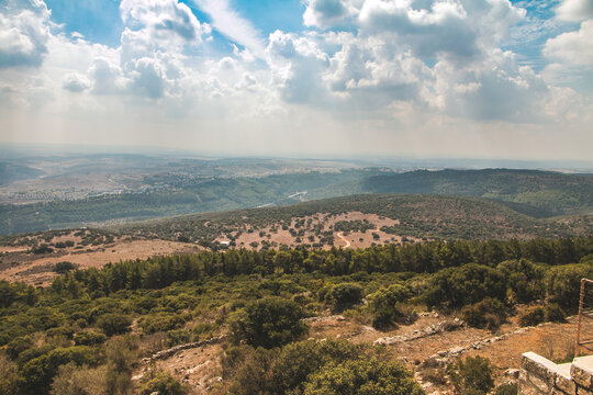 panoramic  mont Carmel, Israel  Landscape