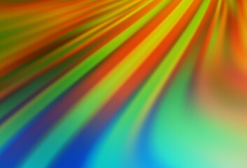 Light Blue, Yellow vector colorful blur background. New colored illustration in blur style with gradient. New design for your business.