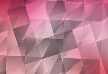 Light Pink, Yellow vector low poly texture.