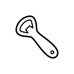 bottle opener icon vector symbol template
