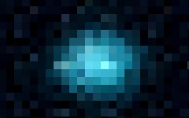 Dark BLUE vector low poly background. A sample with a polygonal design. Illustration in polygonal style with repeating squares