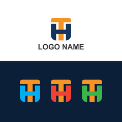 Creative HT letter logo, HT letter logo design, Design HT, TH Icon Design template vector, and company business logo.  © Mizanur