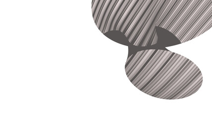 Colorful presentation background of MISTY ROSE on white made by 3D illustration of rough surface with texture and tornado shape in middle. fog and landscape