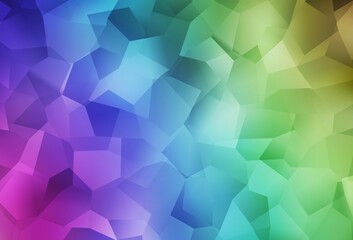 Light Multicolor vector texture with abstract forms.