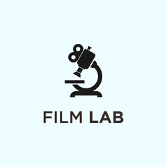 Lab Movie Logo. laboratory icon