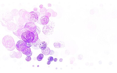 Light Purple vector elegant template with roses.