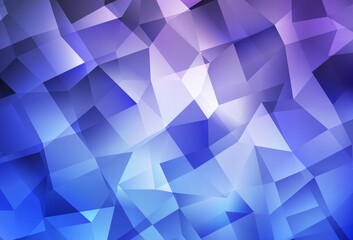 Light Purple vector gradient triangles texture.
