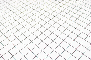 Black and white chain link fence. Great background.