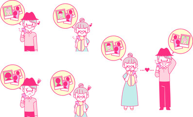 シニアの婚活アプリセット
