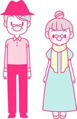 シニアカップル
