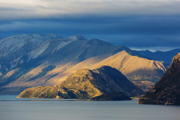 Obraz na płótnie Canvas New Zealand lakes