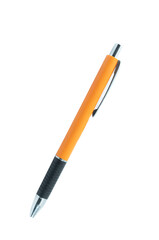 Fototapeta premium Pen Isolated on White Background with copy space and clipping path. There are many colors to choose from, such as , yellow, black, pink, red, white, blue, purple and green.
