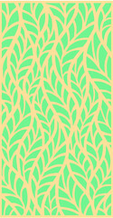 ABSTRACT VECTOR ART WALLPAPER BACKGROUND PATTERN NATURE FLORAL LEAF TREE BRANCHES AUTUMN MONDRIAN GEOMETRIC LINES CURVES SHAPES VECTOR ILLUSTRATION